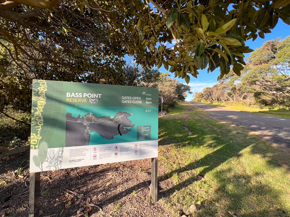 Entrance to Bass Point