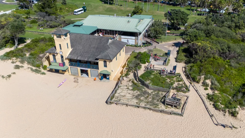 The surf club at Freshwater Beach