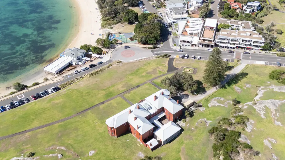 Shops and playground at La Perouse