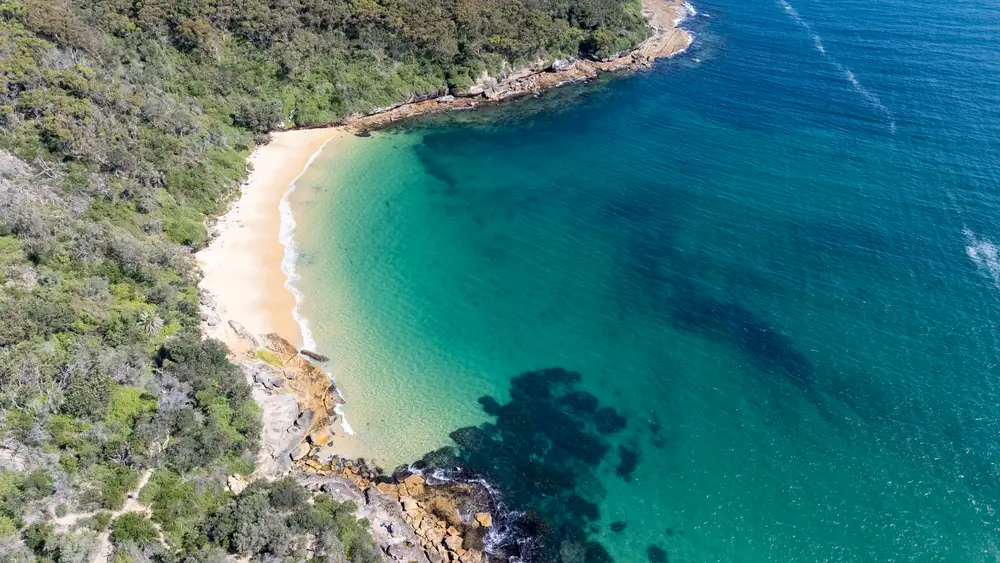 Aerial view of Little Congwong beach