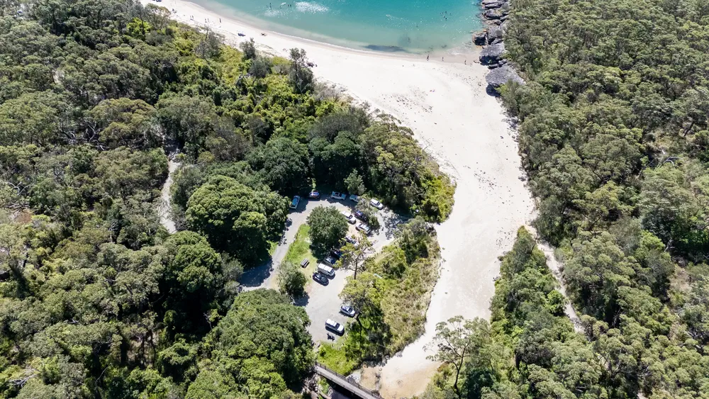 Parking is close to the beach